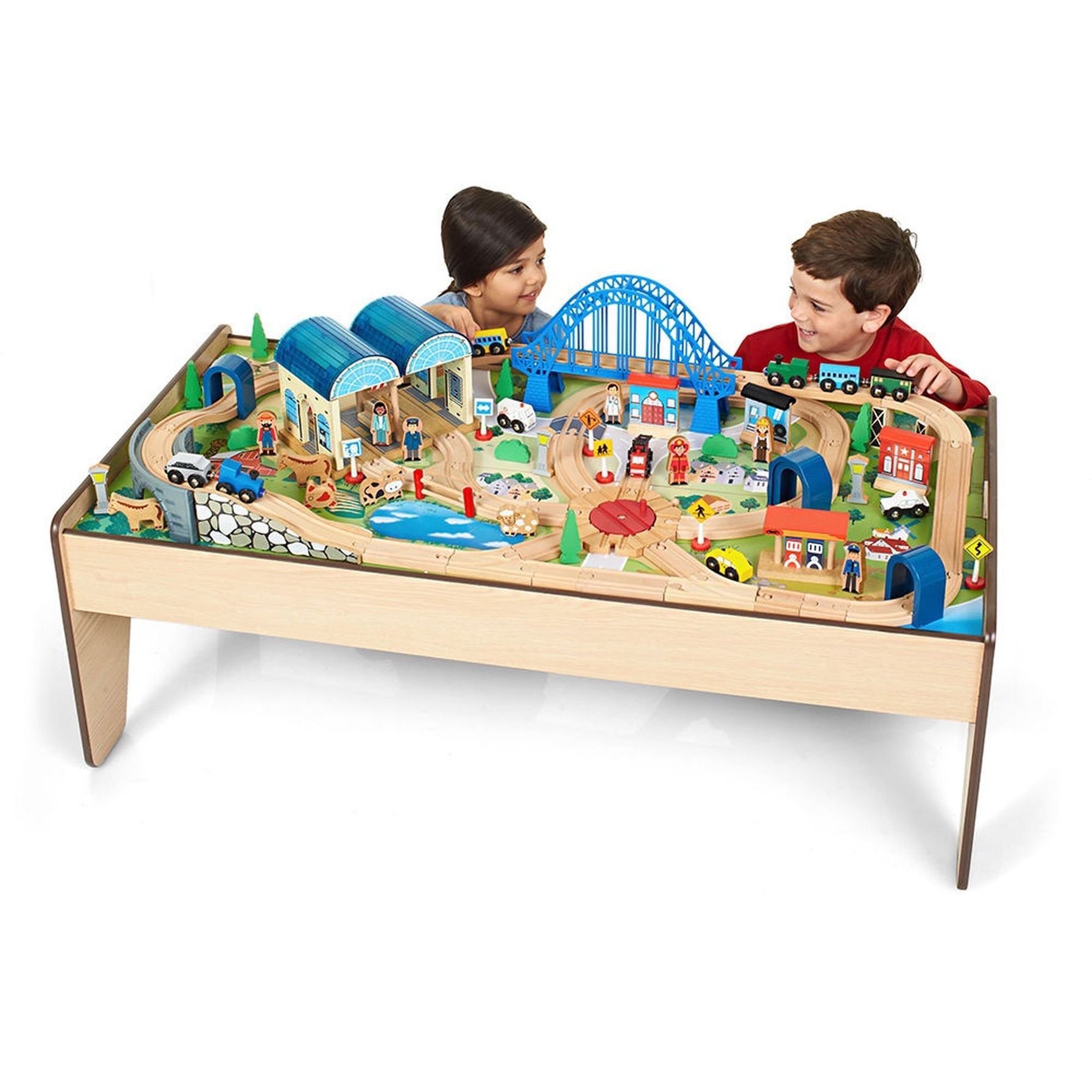 imaginarium train table 100 pieces